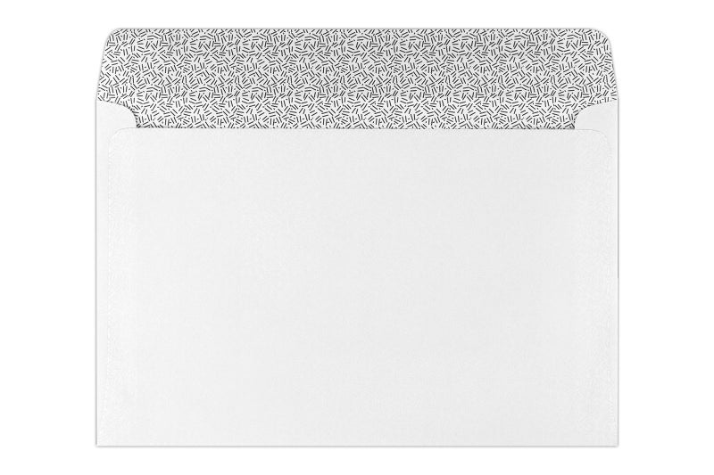LUXPaper 6 x 9 Booklet Window Envelopes | Security Tint | White | 24lb. Text | 50 Qty - Image 2
